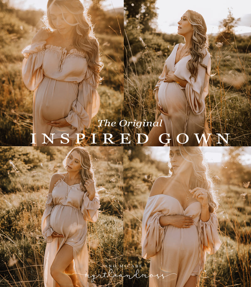 [Final Stock Ever - with New Photos] The Original Inspired Gown (Cream)