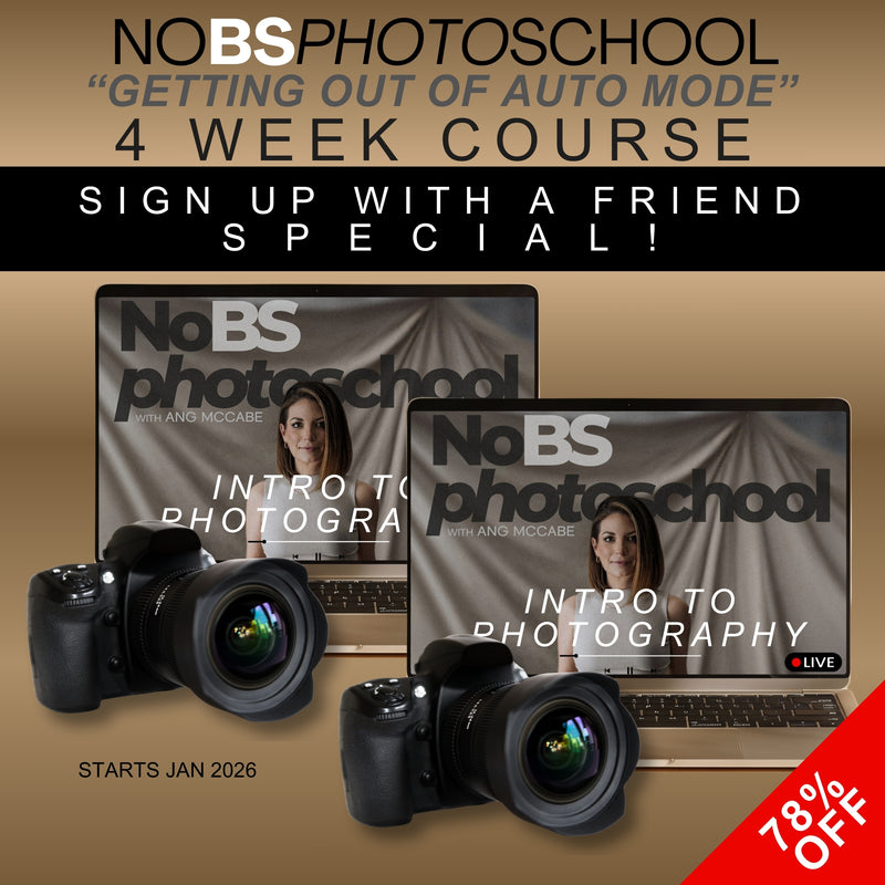 [Sign Up With a Friend Special] "Getting Out of Auto Mode" - 4 WEEK PHOTOGRAPHY COURSE
