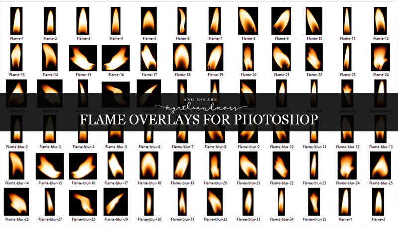 Flame Overlays for Photoshop