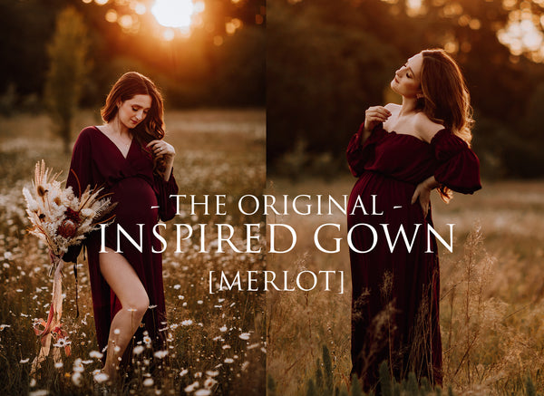The Original Inspired Gown (Deep Merlot)